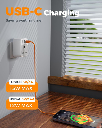 Tessan india plug - uk, to