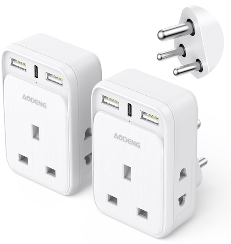 India plug adapter - to,