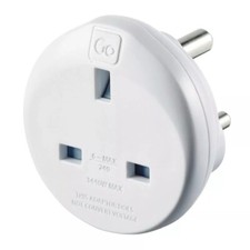 Go Travel UK to India Adaptor