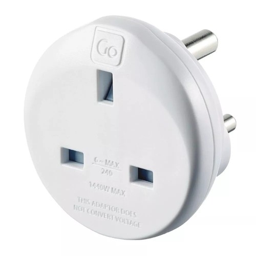 Travel india adaptor - go,