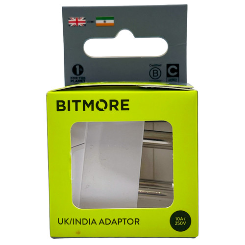 India travel adaptor - to,