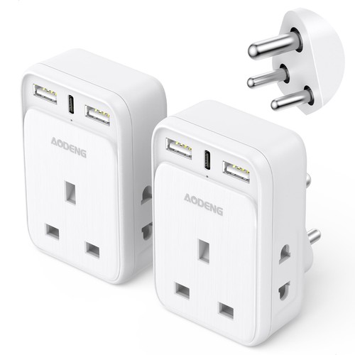 India plug adapter 2 - uk, to