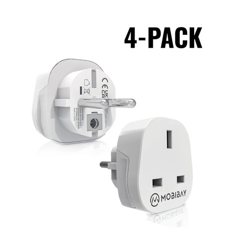 Travel adaptor uk to - 4,