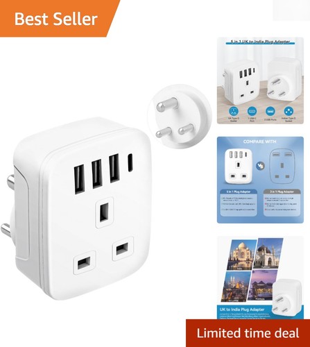 India plug adapter - to, adapter: